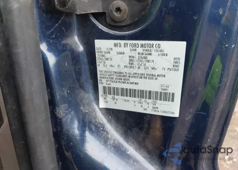 2009 Ford F-250 Fx4/Lariat/Xl/Xlt из США, поврежденный, VIN 1FTSX21539EA34749